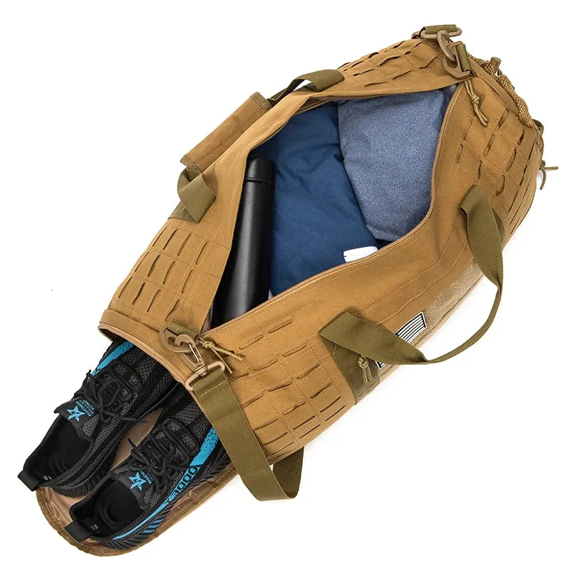 40L Tactical Travel Duffel Bag – Durable Gym Bag for Men’s Survival, Fitness, and Sports