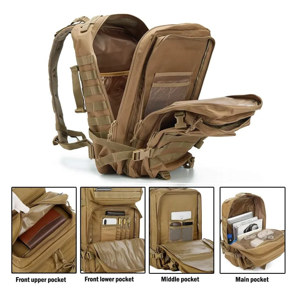 45L Tactical Molle Rucksack for Outdoor Adventures