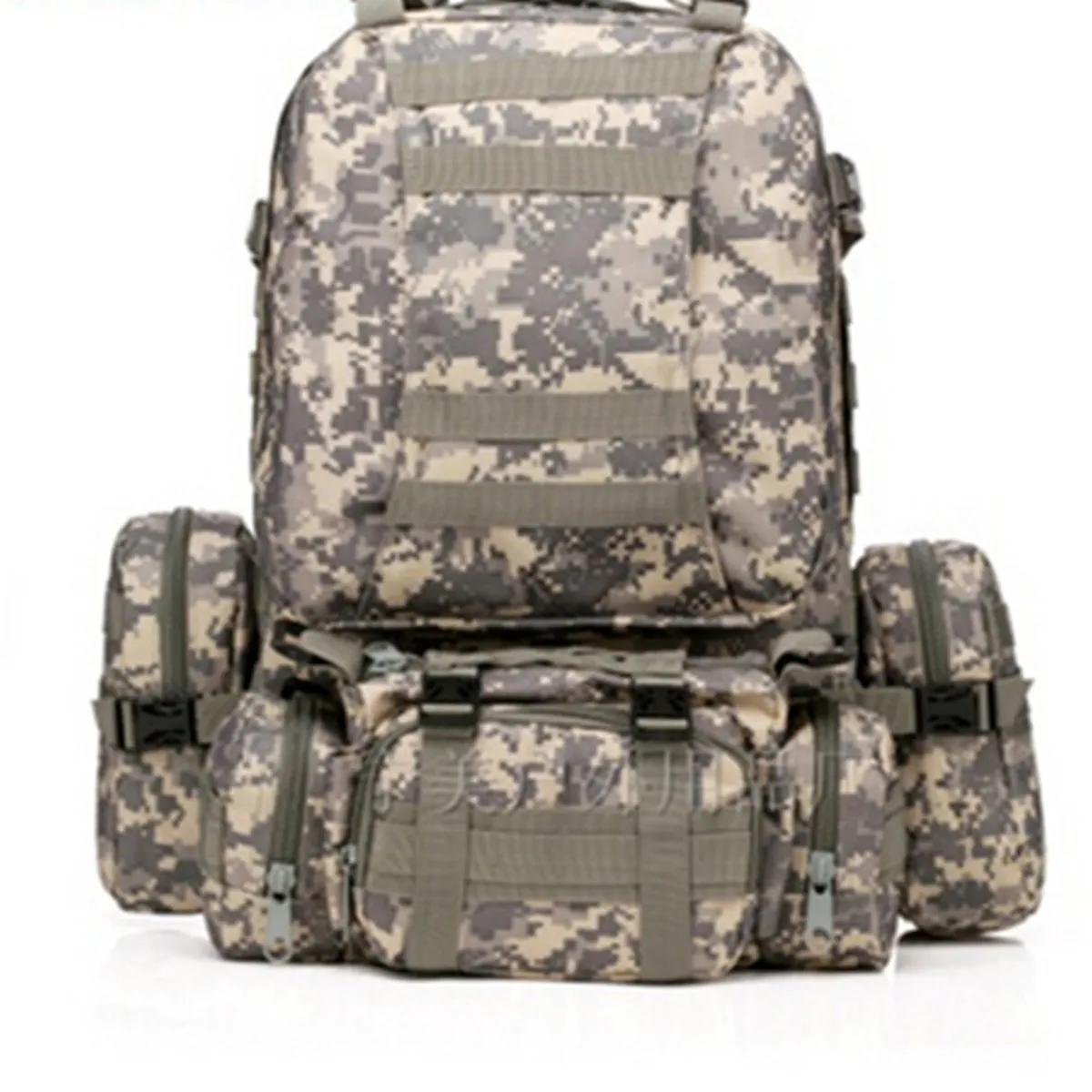 55L Military Tactical Army Backpack Rucksack Camping Hiking Trekking Bag