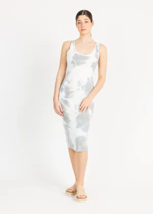 BLAIR 3/4 dress rib tiedye