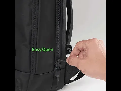 Dicota - (11L) Slim Eco Motion 14.1" Laptop Backpack for MacBook / Laptop / Notebook Travel Bag Recycled (D32015-RPET) - Black