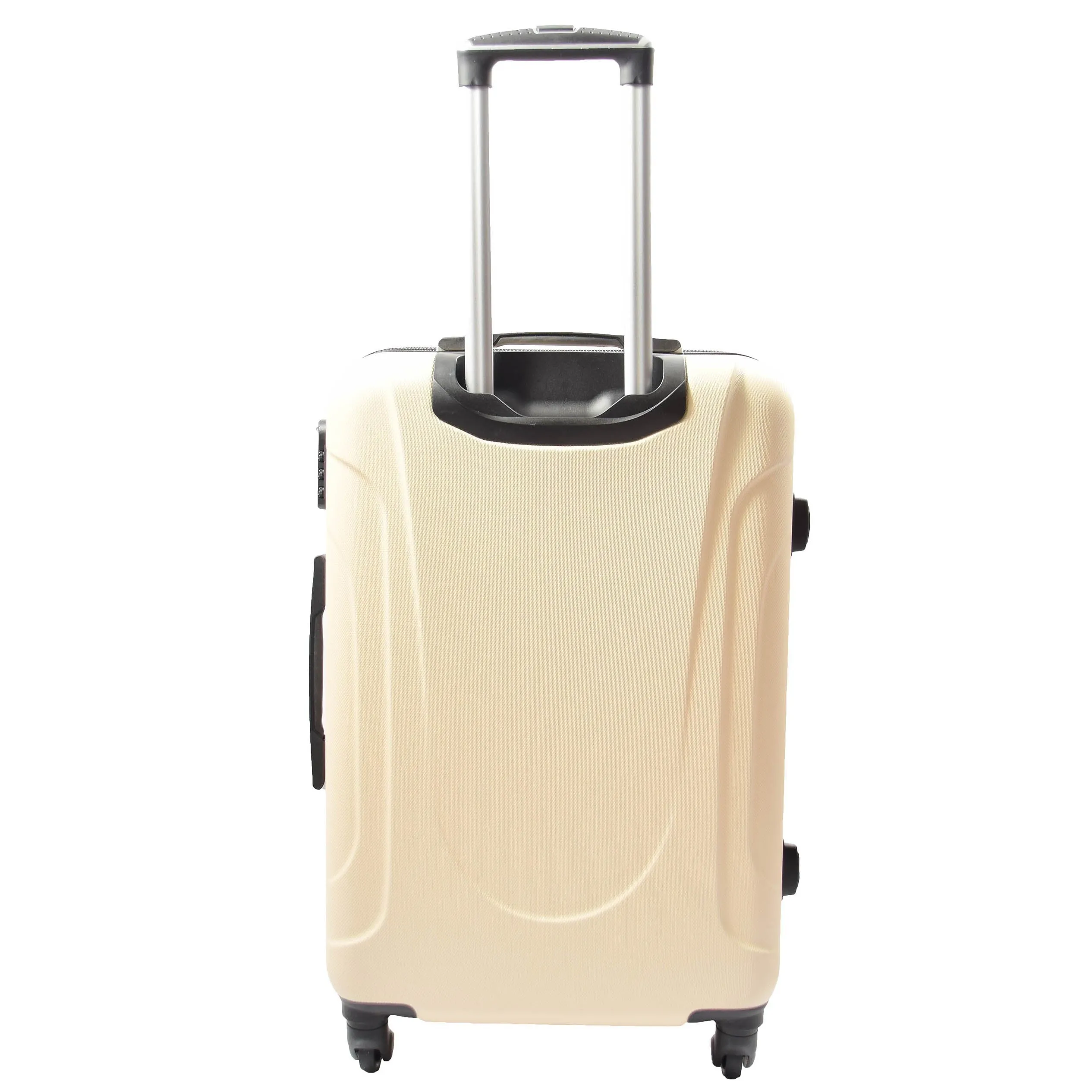 DR552 Hard Shell Four Wheel Suitcase Luggage Off White