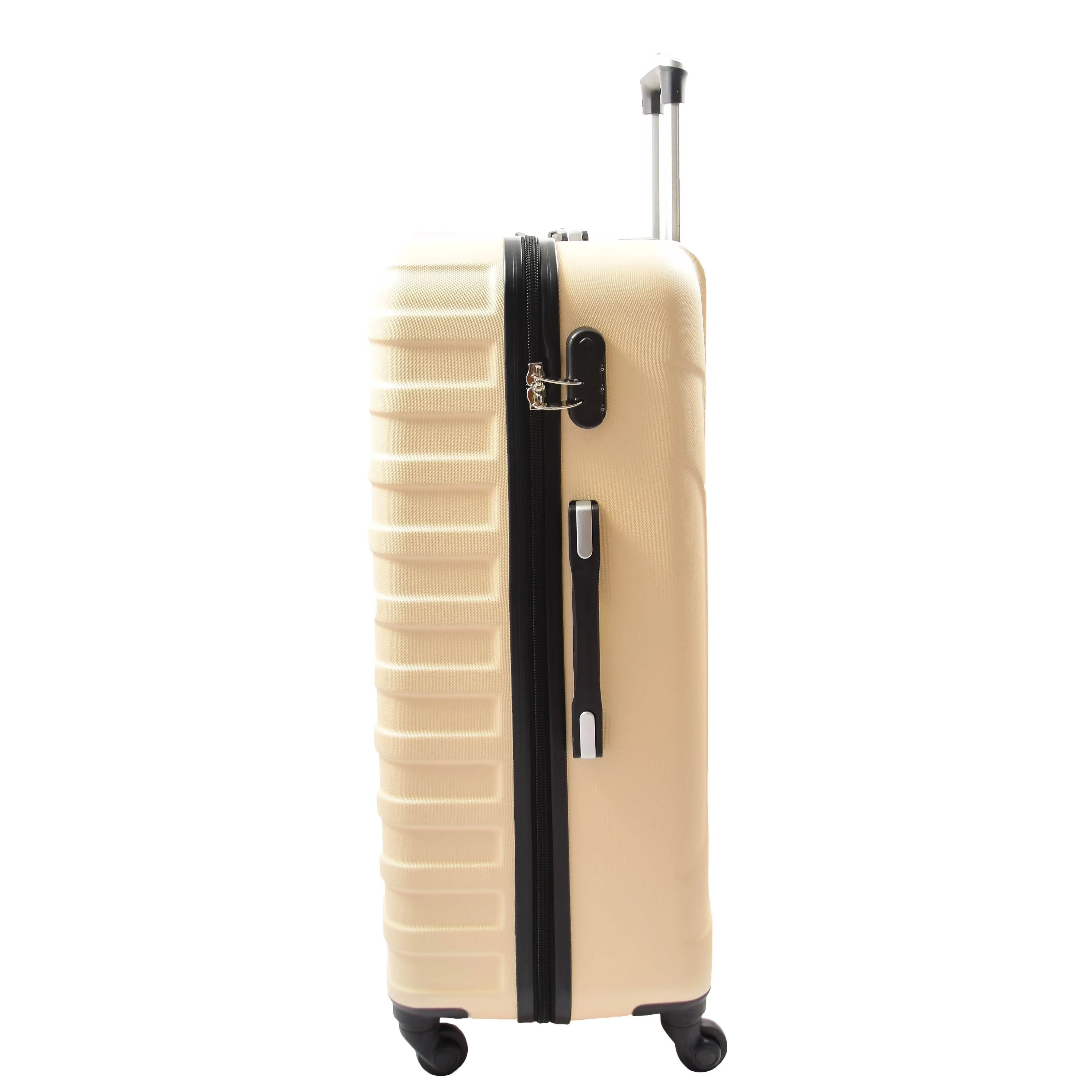 DR552 Hard Shell Four Wheel Suitcase Luggage Off White