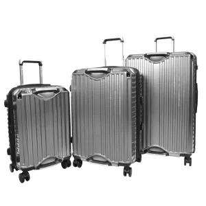 DR691 Four Wheel Suitcase Hard Shell Luggage Charcoal