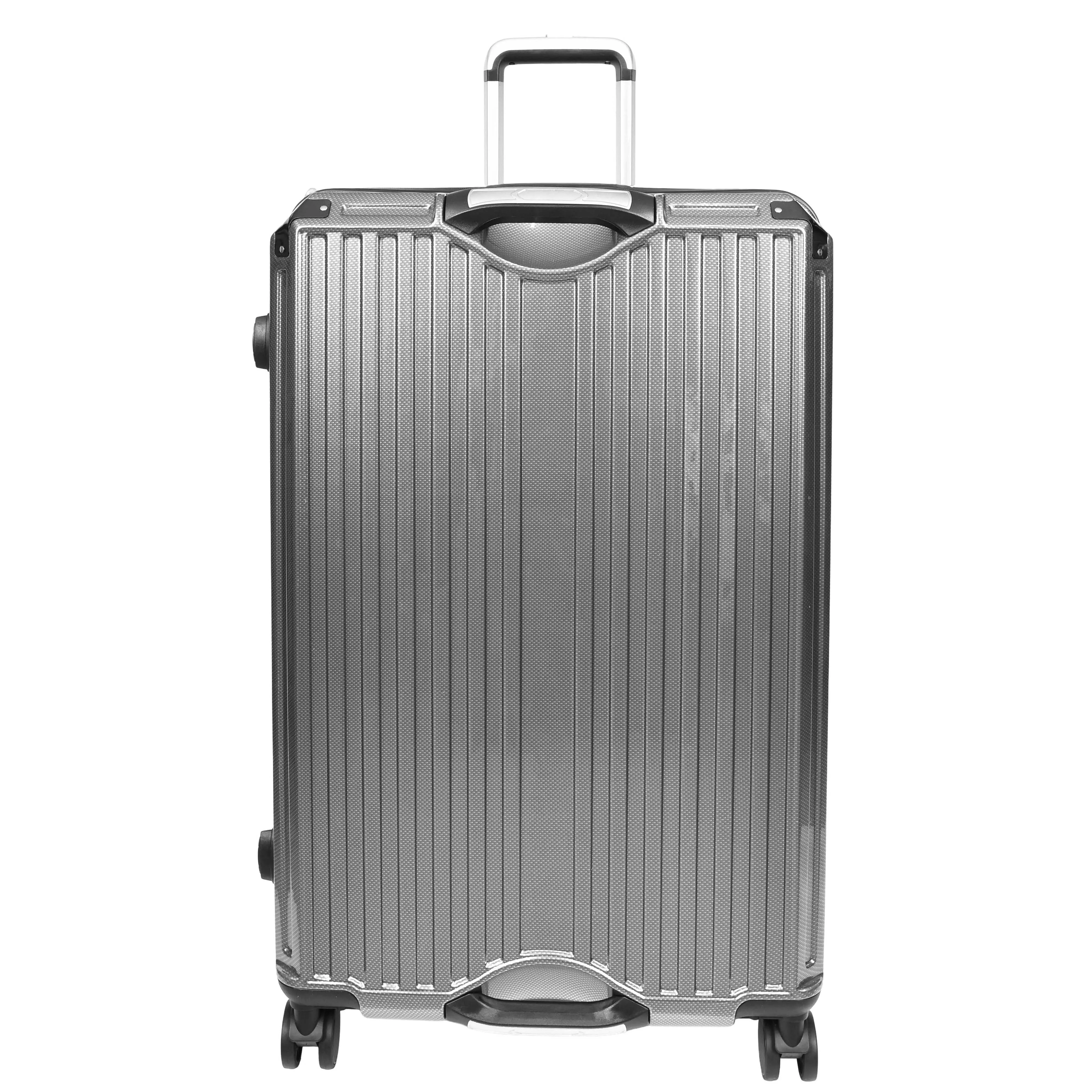 DR691 Four Wheel Suitcase Hard Shell Luggage Charcoal