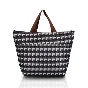 Geometric Lunch Bag Tote
