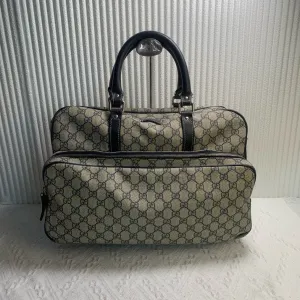 Gucci GG Plus Monogram Beige Duffel Bag