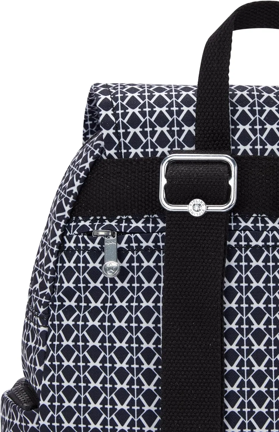 Kipling City Zip Small  Backpack Signature Print