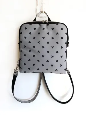 Mickey Mouse Backpack, Mickey Rucksack, Convertible Mickey Mouse Shoulder Bag