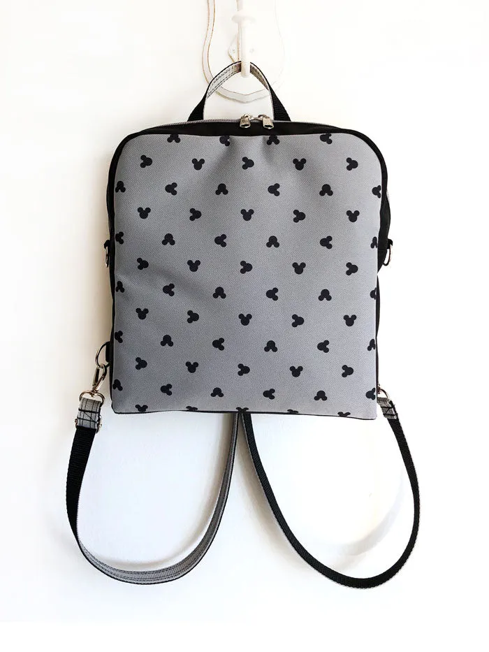 Mickey Mouse Backpack, Mickey Rucksack, Convertible Mickey Mouse Shoulder Bag