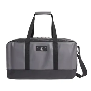 Mix Media Duffle Bag Black Multi