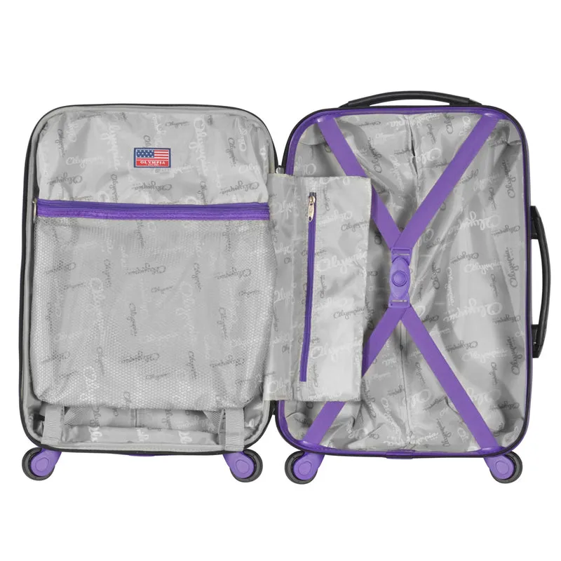 Olympia Apache II 21" Hardside Carry On Suitcase