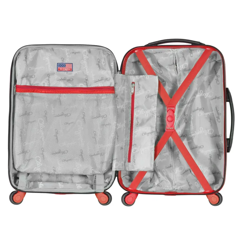 Olympia Apache II 21" Hardside Carry On Suitcase