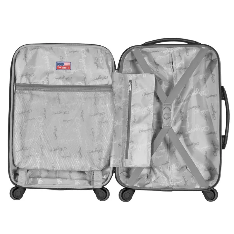 Olympia Apache II 21" Hardside Carry On Suitcase