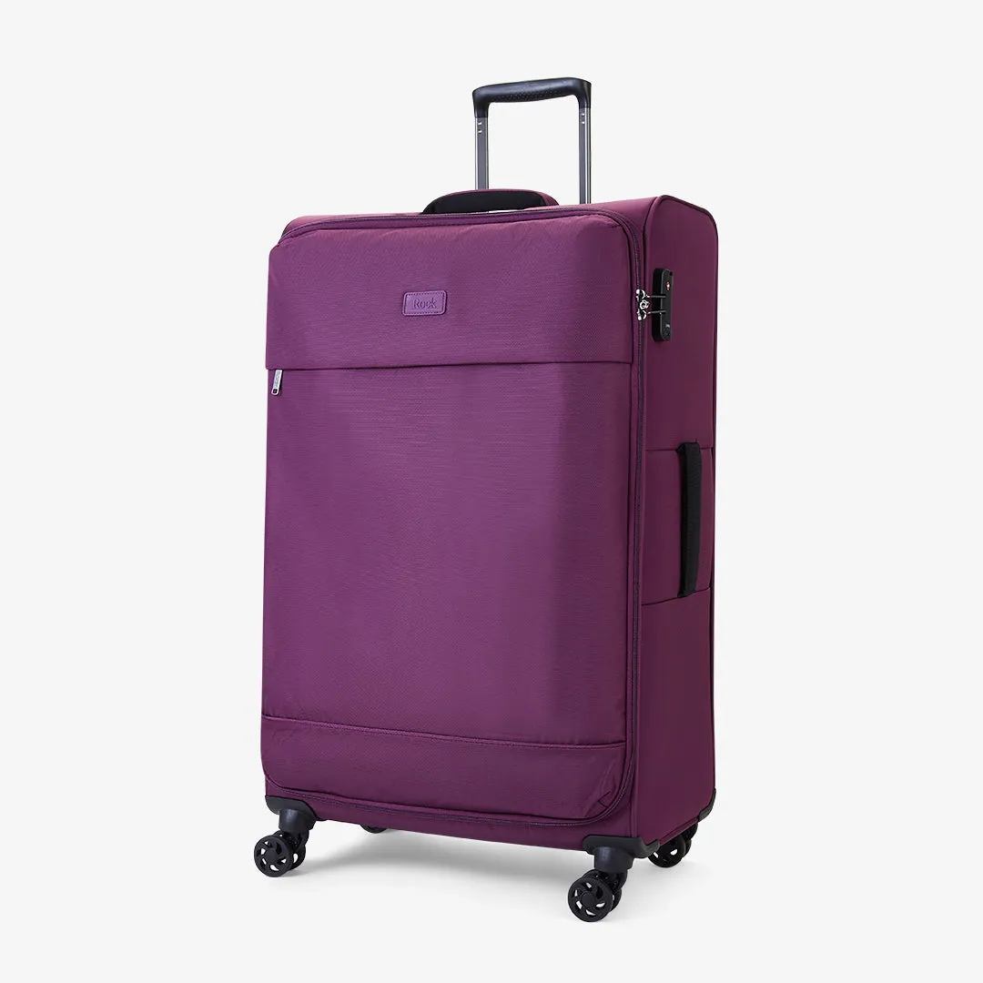 Paris Set of 4 Suitcases in Purple
