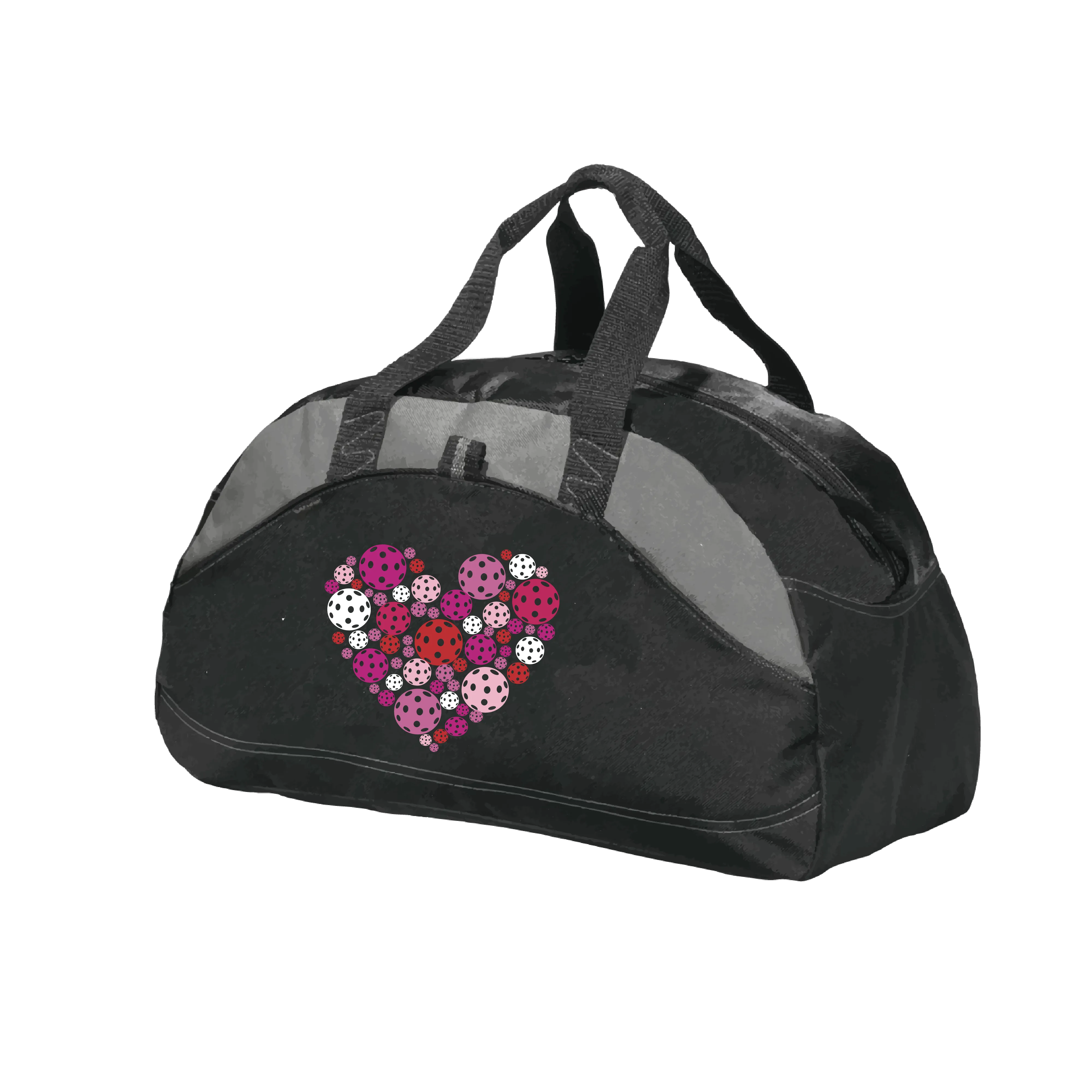 Pickleball Heart | Pickleball Sports Duffel | Medium Size Court Bag