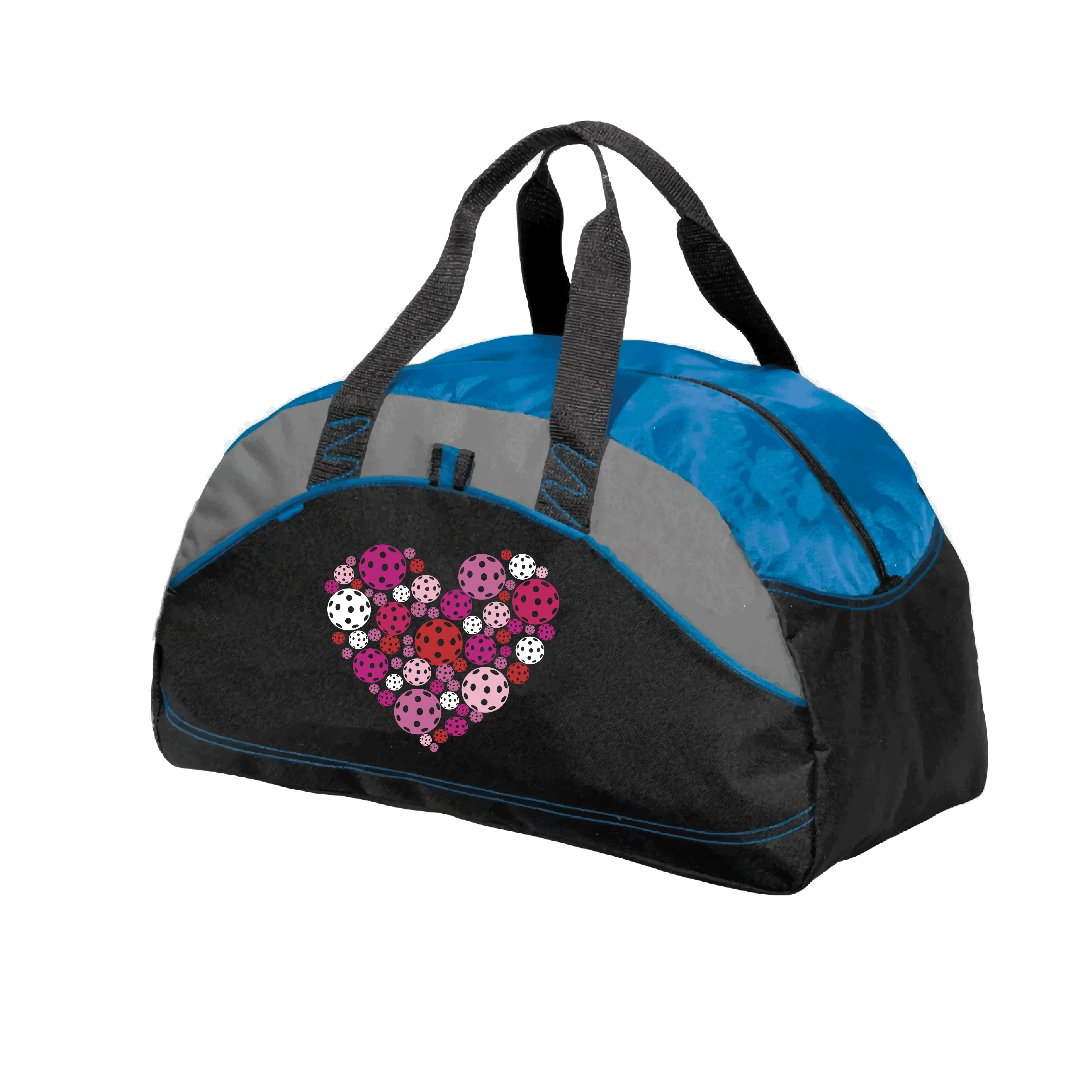 Pickleball Heart | Pickleball Sports Duffel | Medium Size Court Bag
