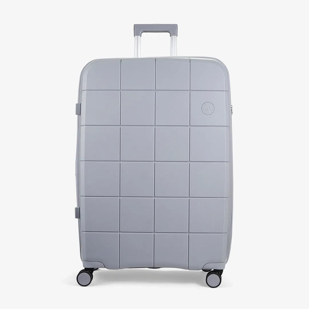 Pixel Large Suitcase in Grey