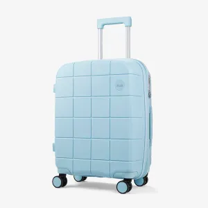 Pixel Small Suitcase in Pastel Blue