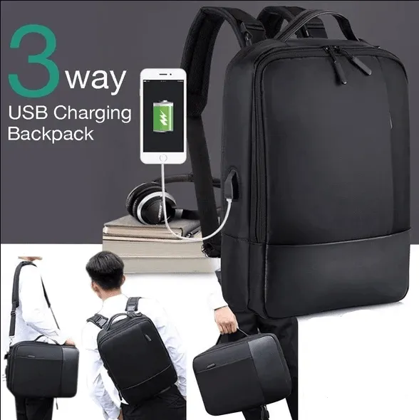 Premium Anti-Theft Laptop Backpack with USB Port