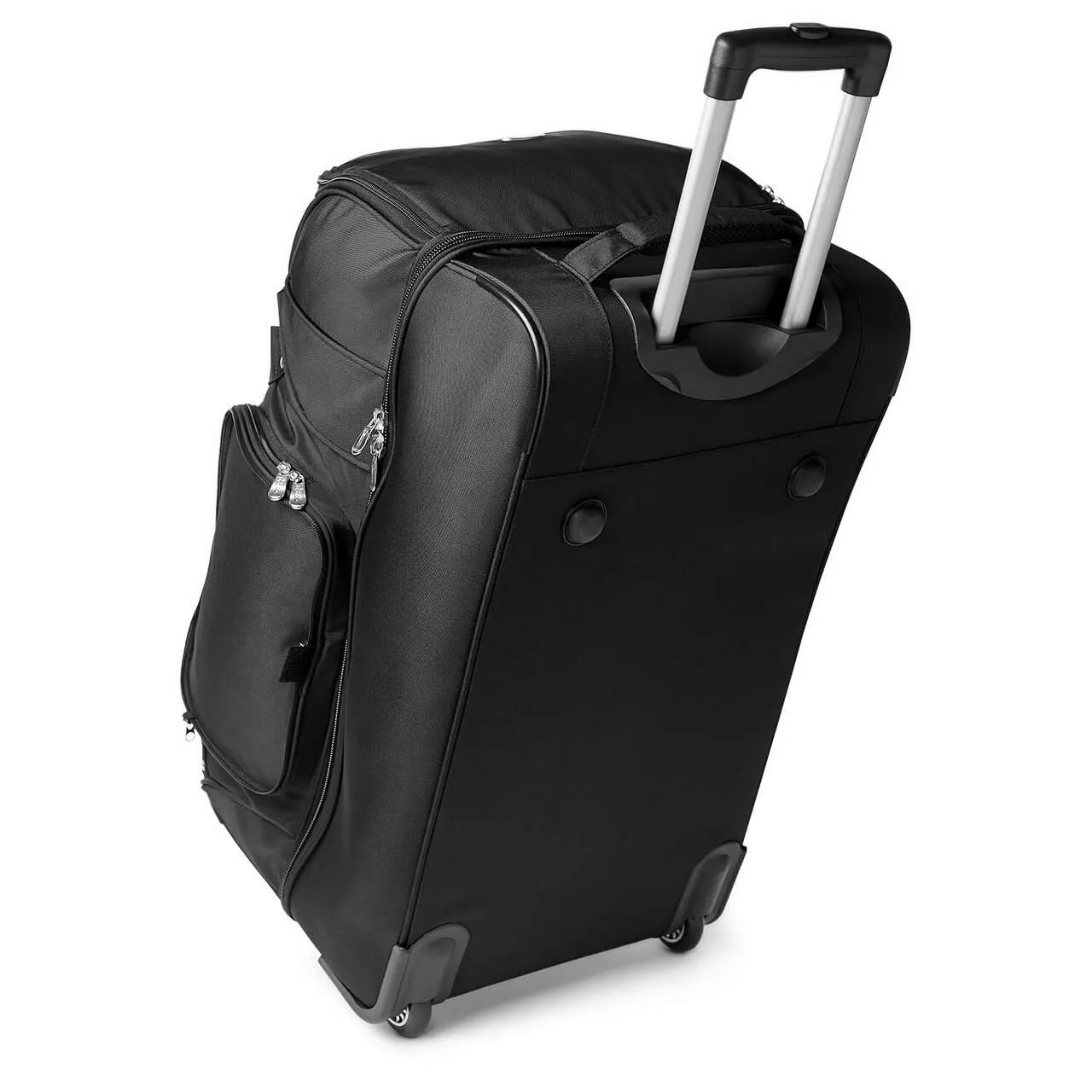 Utah Utes 27" Black Rolling Drop Bottom Duffel
