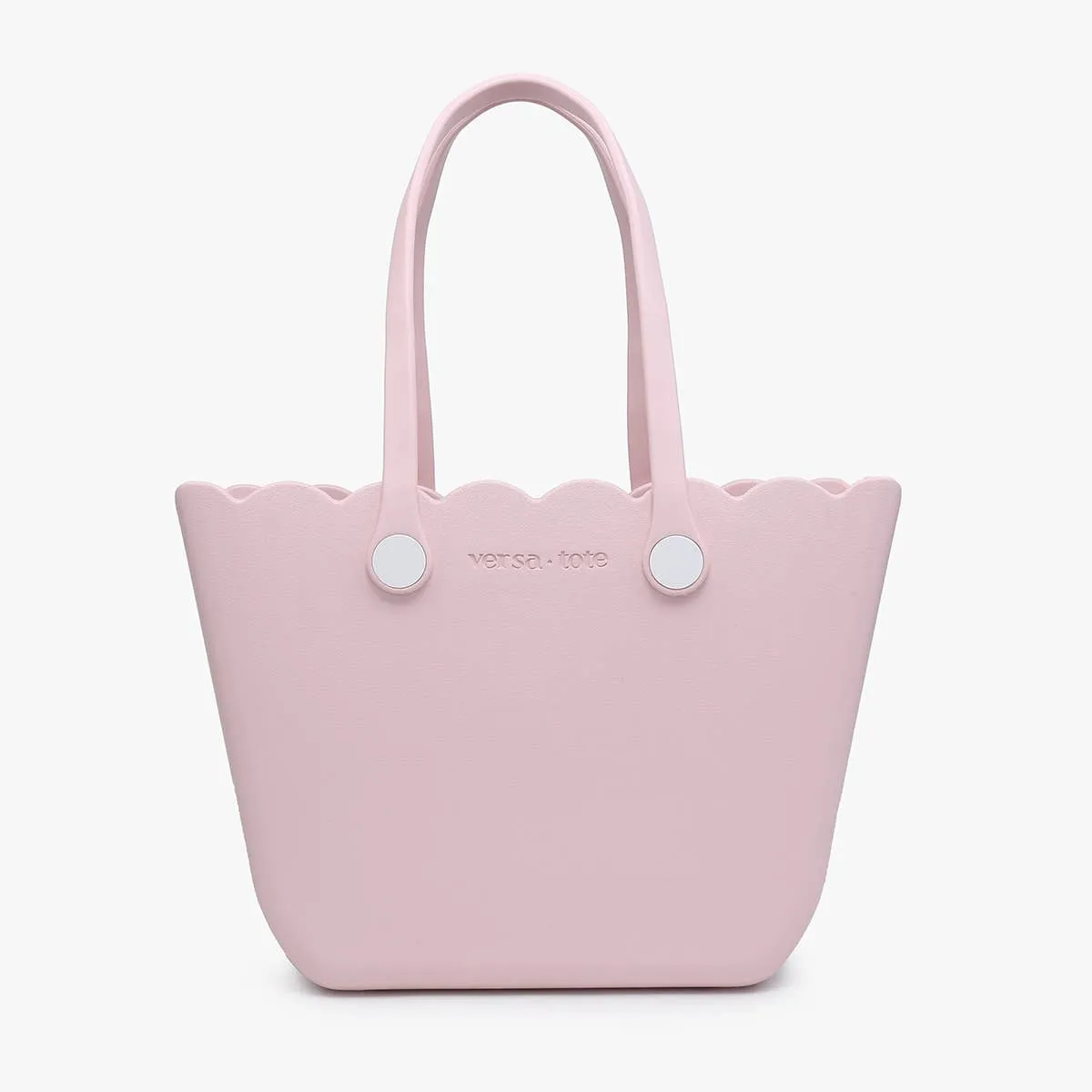 V2335 Rose Scalloped Versa Tote w/ Interchangeable Straps: Bubblegum