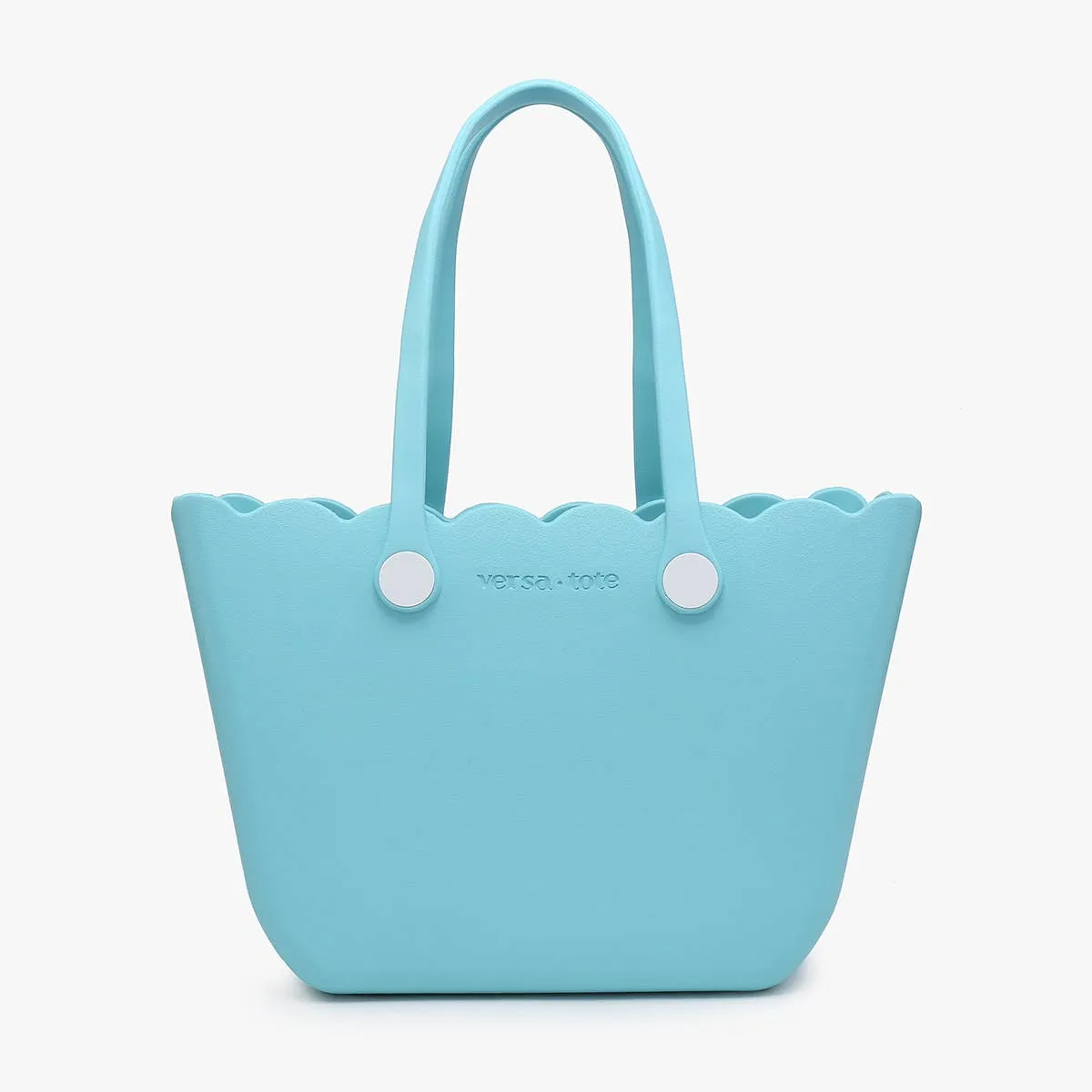 V2335 Rose Scalloped Versa Tote w/ Interchangeable Straps: Bubblegum